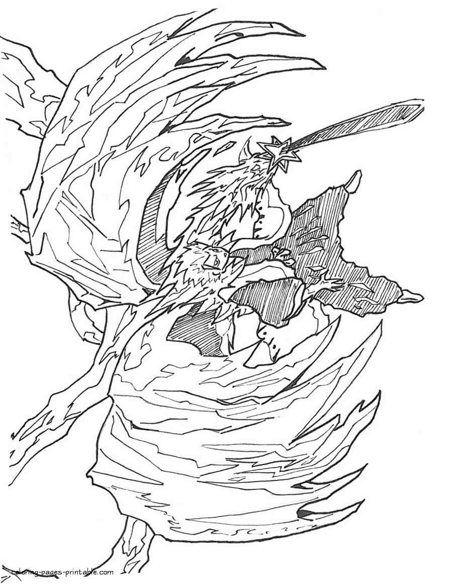 Bleach printable coloring page