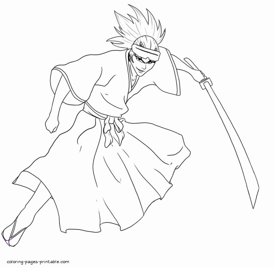 Coloring pages for teens - Bleach picture