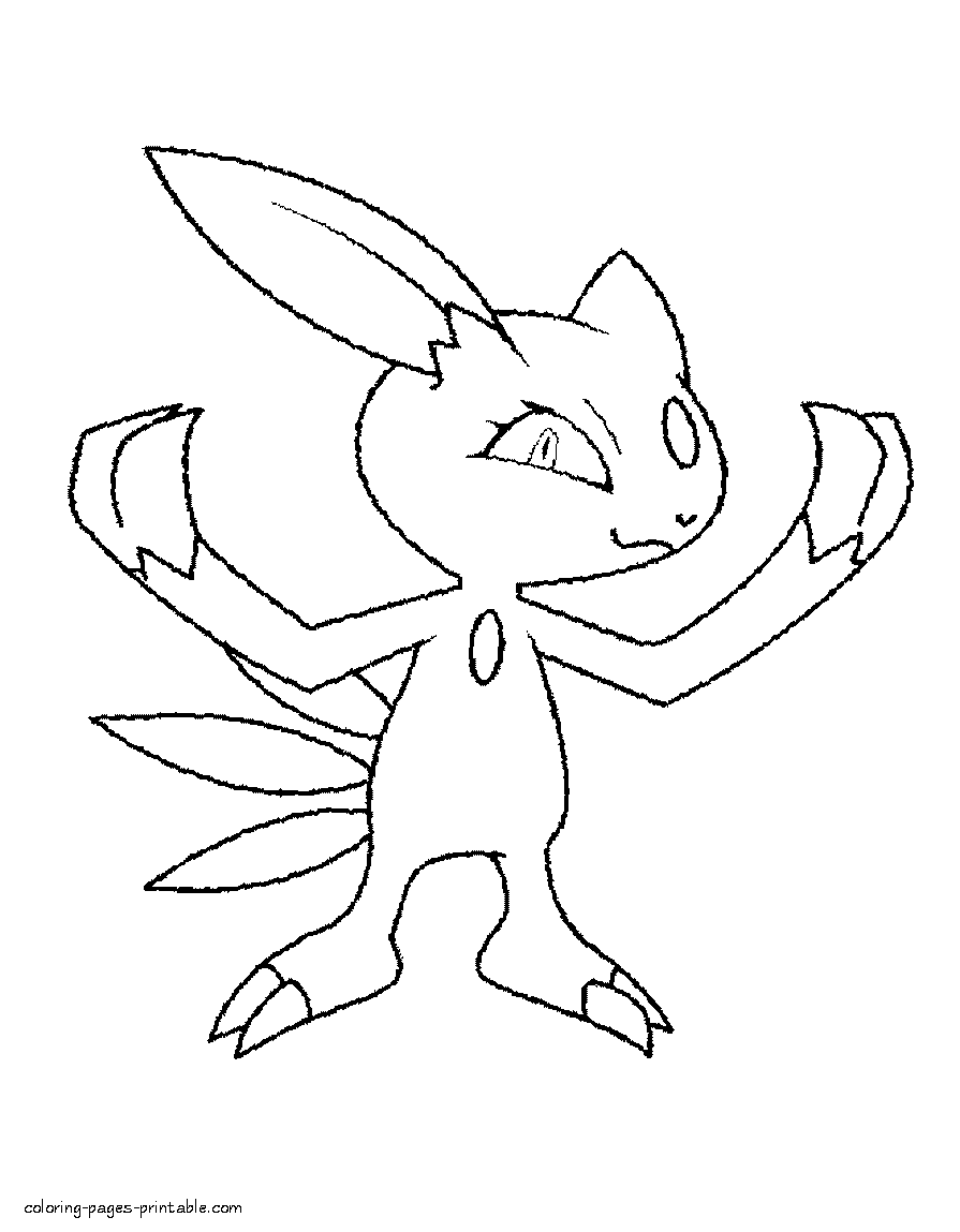 Pokemon coloring sheets absolutely free