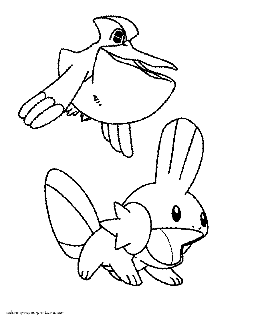 Pokemon pictures to color with paints