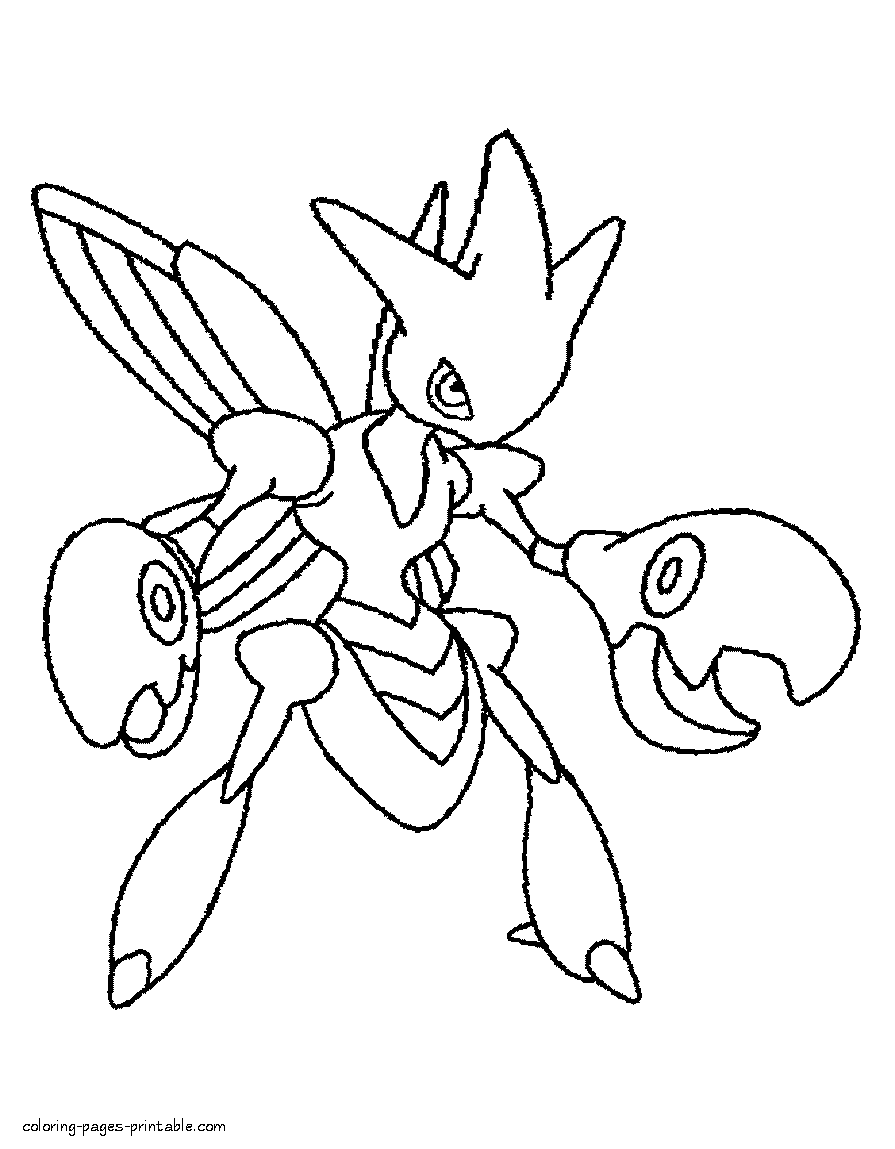 Print anime coloring pages. Pokemon characters