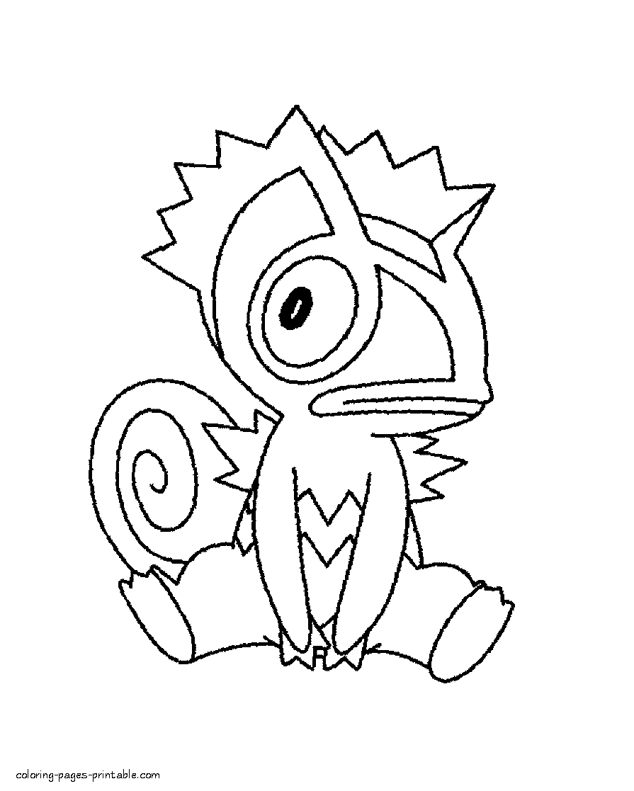 Free printable coloring pages. Pokemon picture