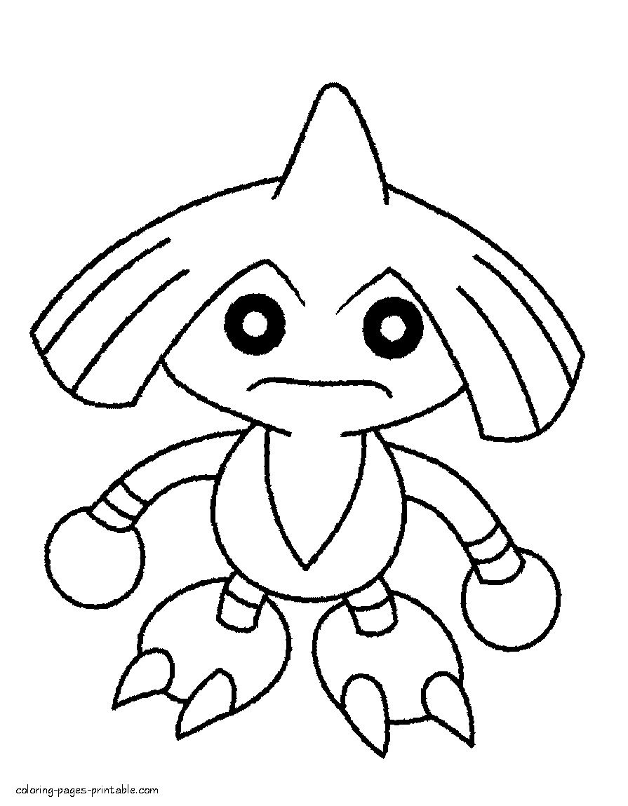 These Pokemon coloring pages you can print out