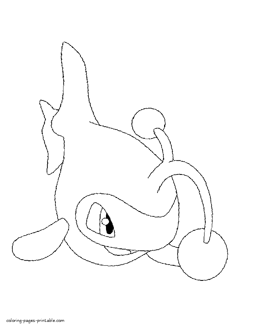 Pokemon coloring pages black and white for painting