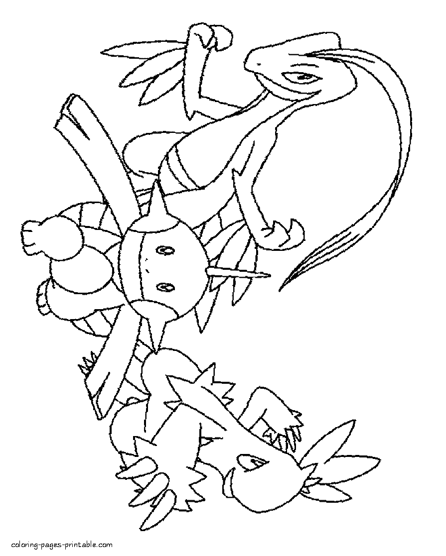 Coloring page Pokemon. Print this picture free