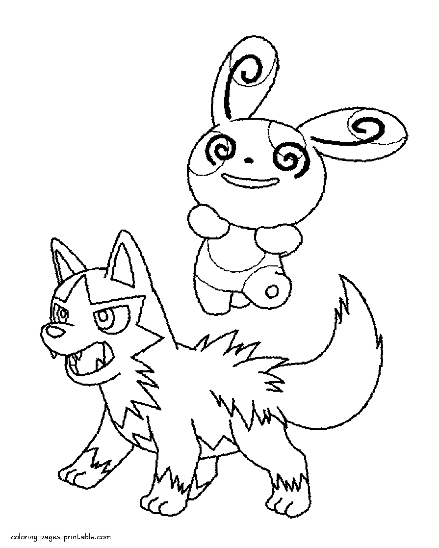 88 Pokemon coloring pages for kids