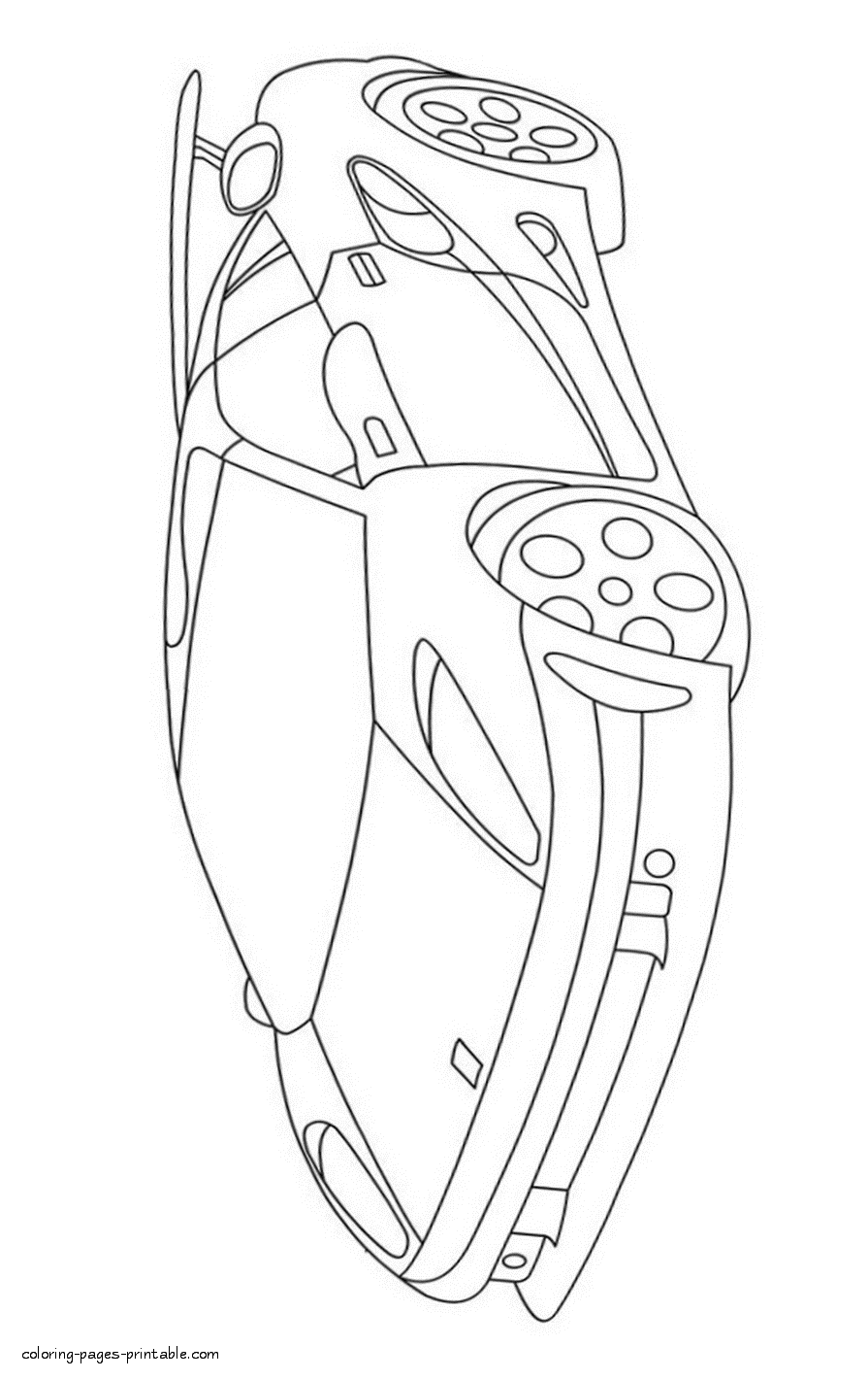 Ferrari F355 Spider coloring page