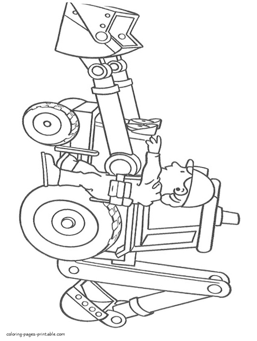 Bob the Builder coloring pages printable 3