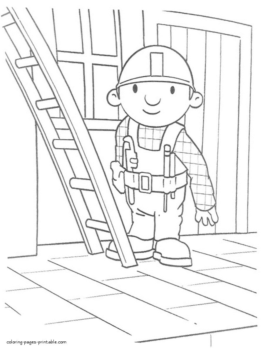 Bob the Builder coloring pages printable 4