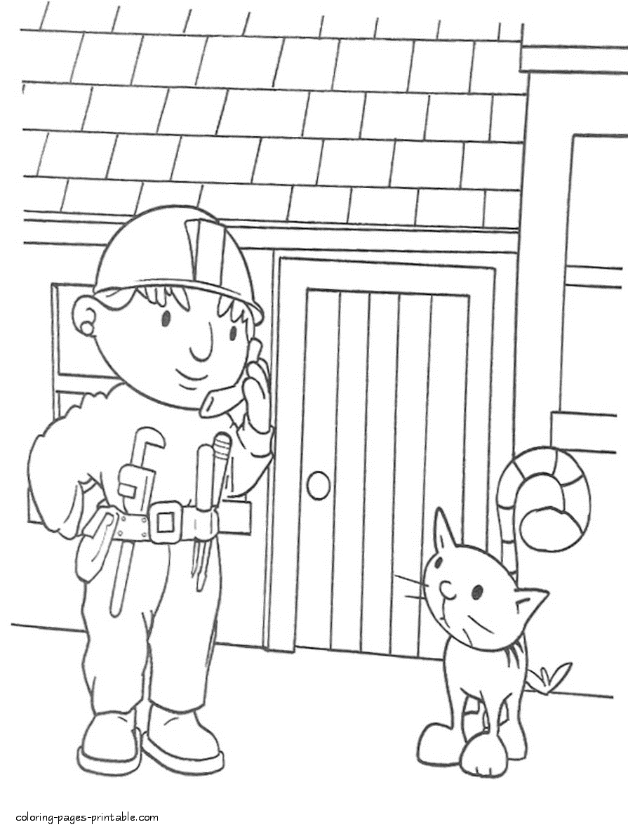 Bob the Builder coloring pages printable 5