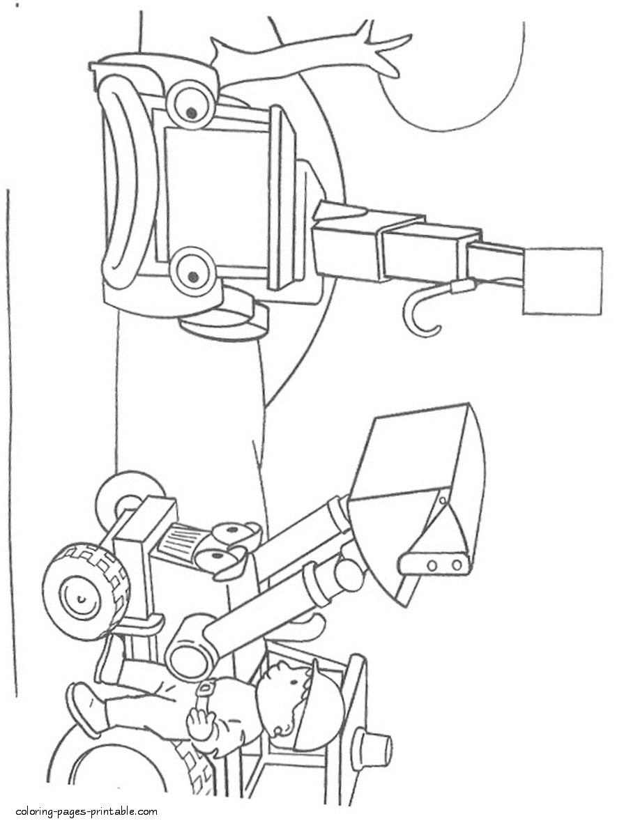 Bob the Builder colouring pages 1