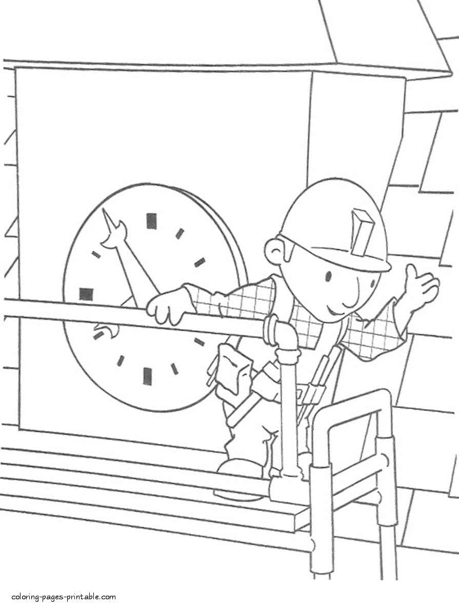Bob the Builder colouring pages 3