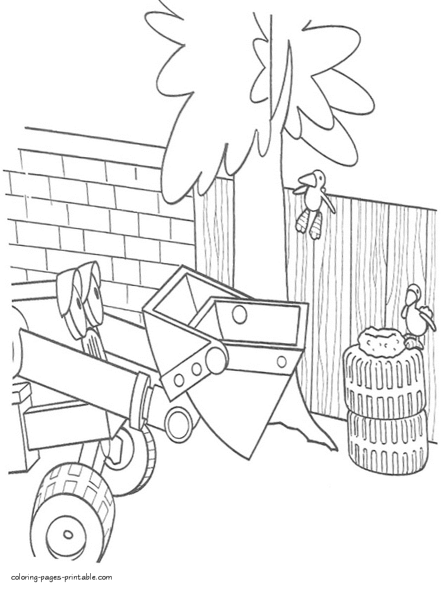 Printable cartoon coloring pages