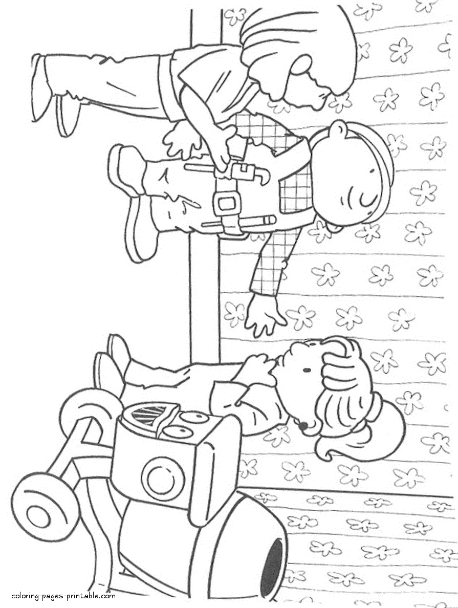 Bob the Builder coloring page 4