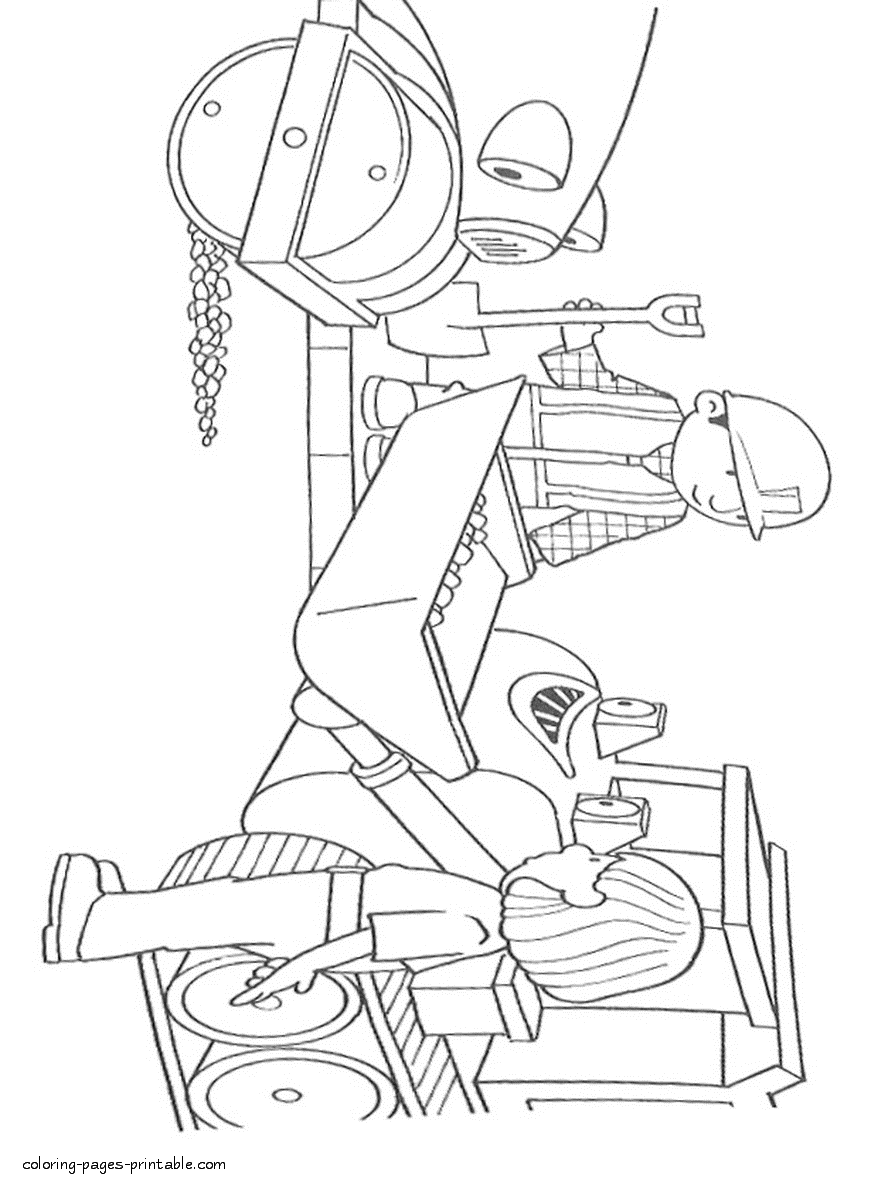 Bob the Builder coloring page 5
