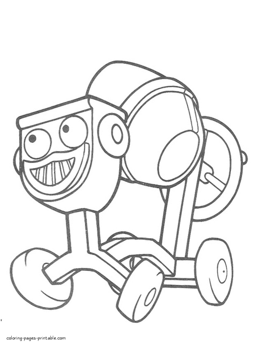 Bob the Builder coloring page 6