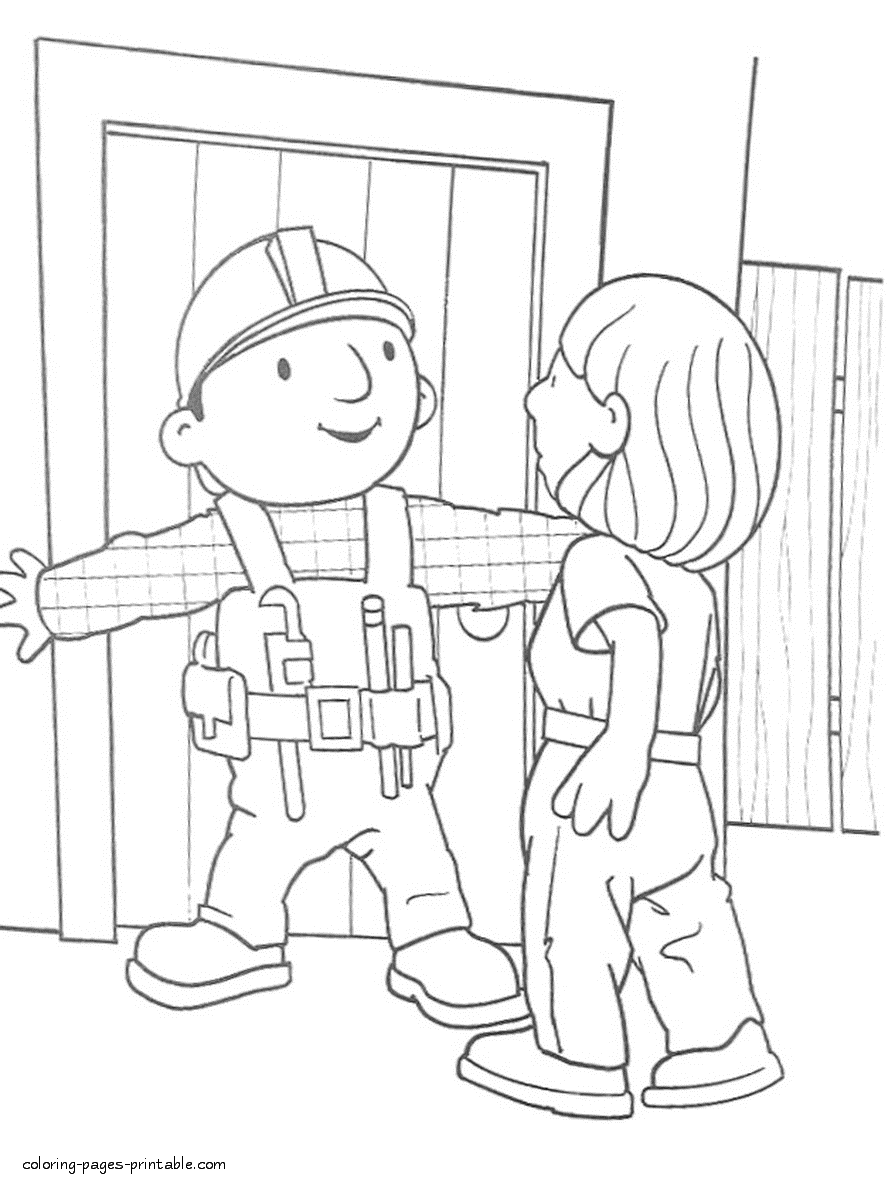 Bob the Builder coloring page 7
