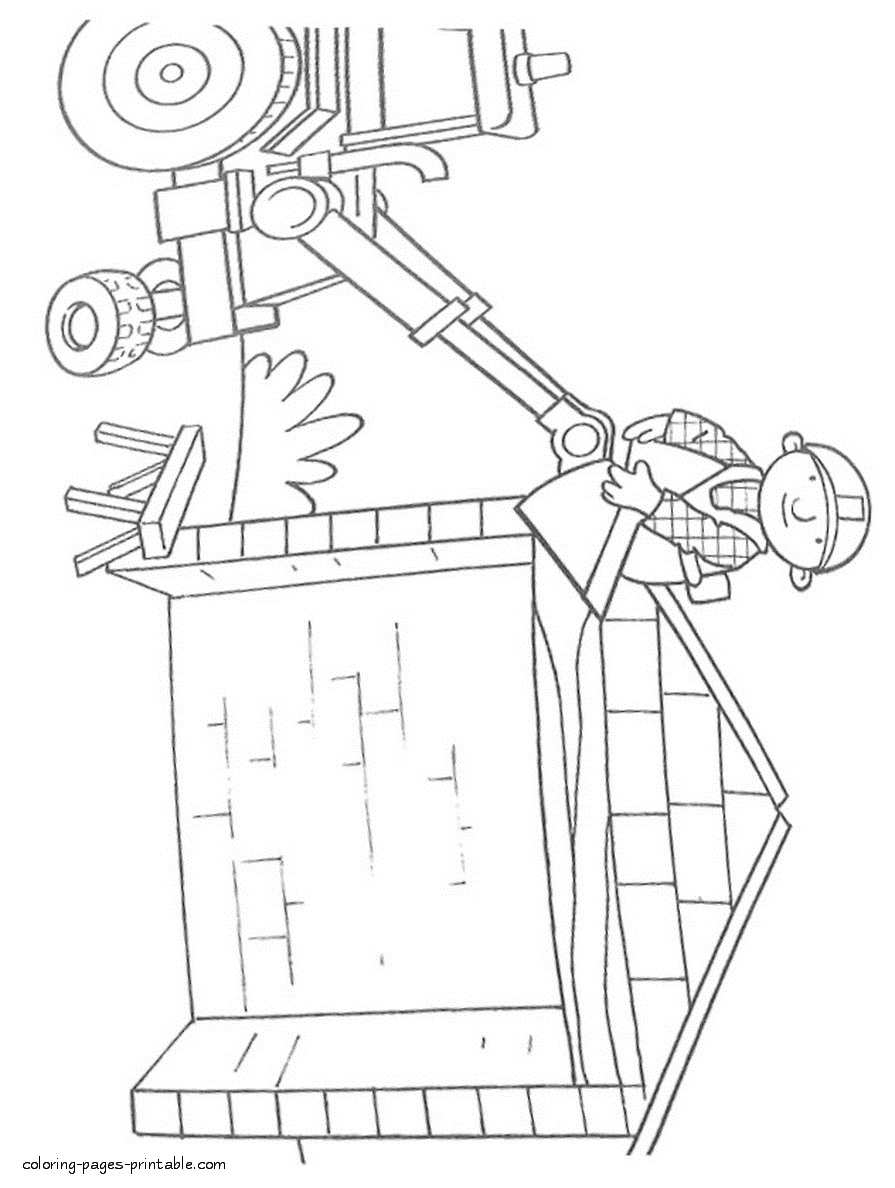 Free printable cartoon coloring pages