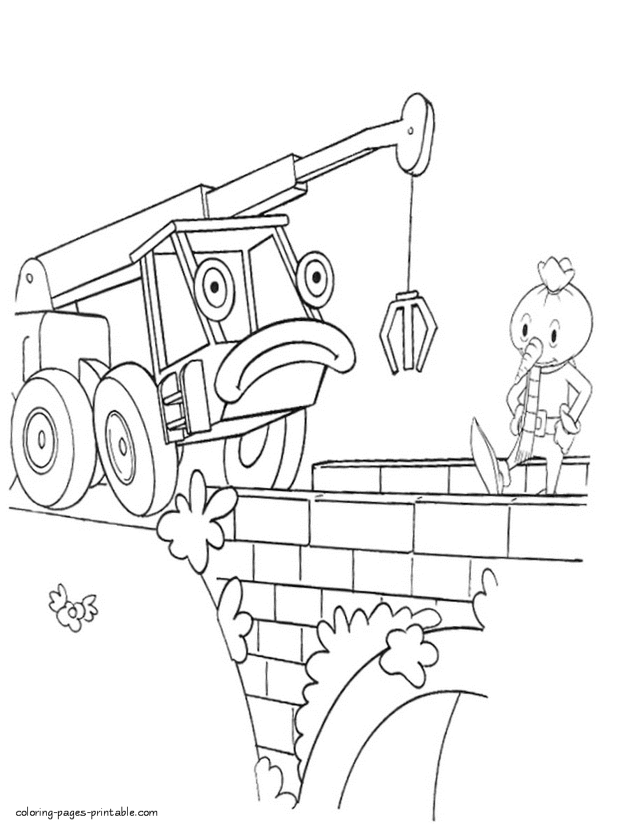Bob Builder coloring pages 3