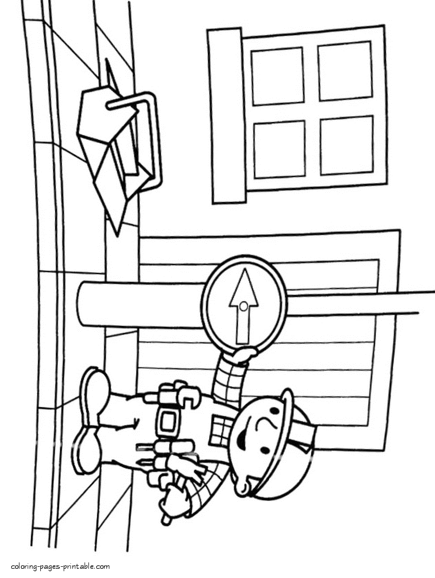 Bob the Builder coloring pages to print 13