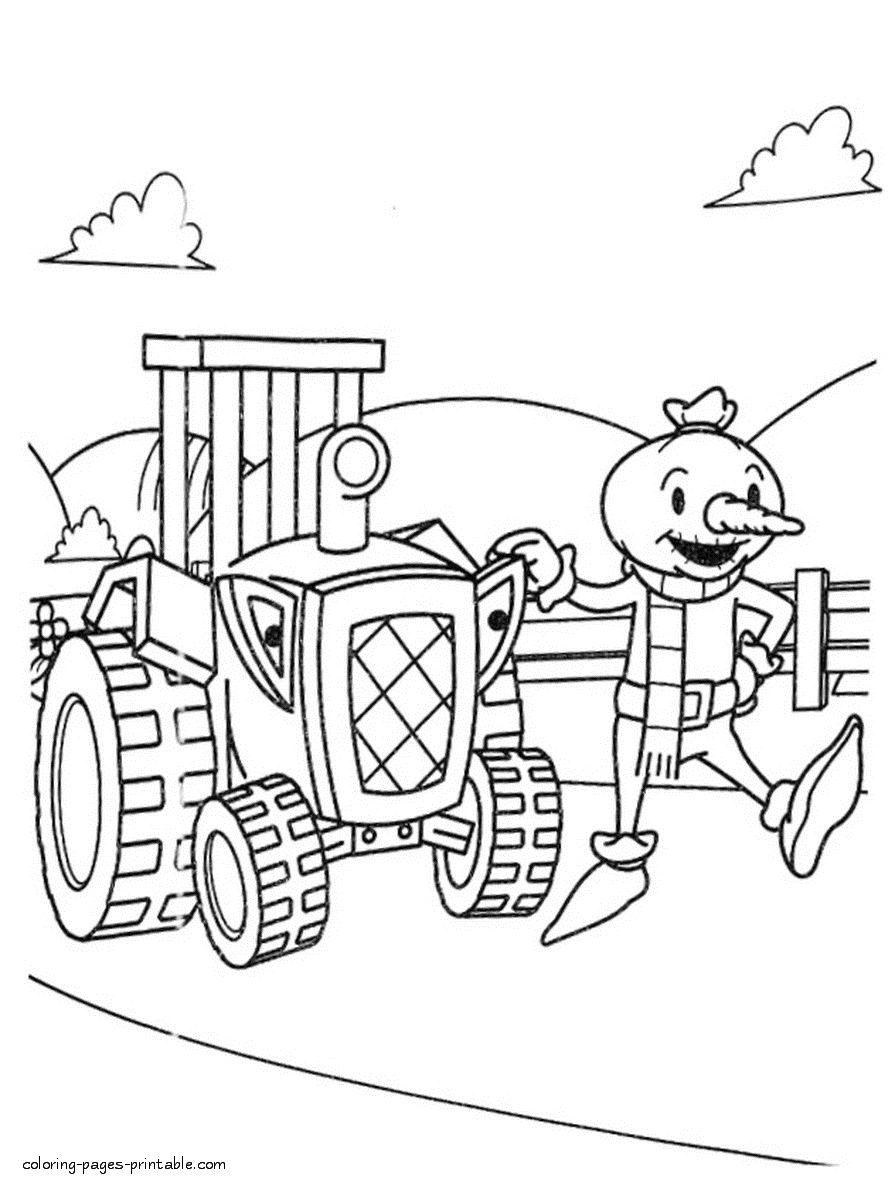 Coloring pages Bob the Builder 3
