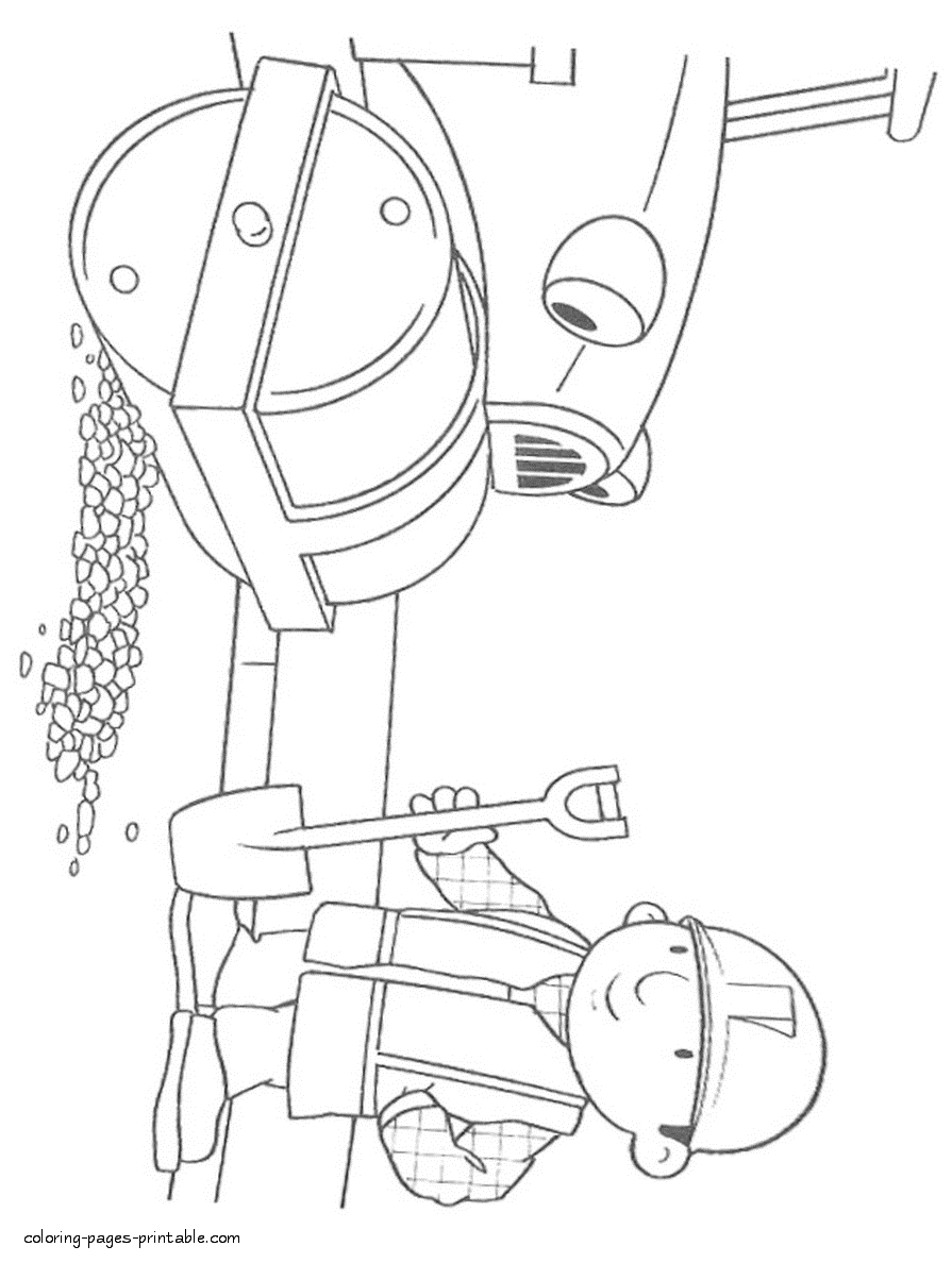 Coloring pages Bob the Builder 5