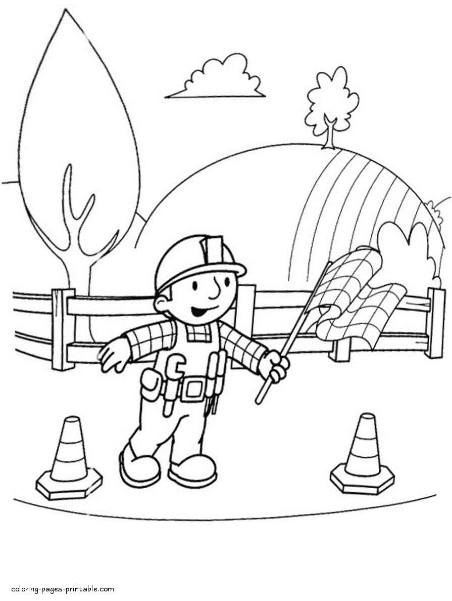Coloring pages Bob the Builder 6