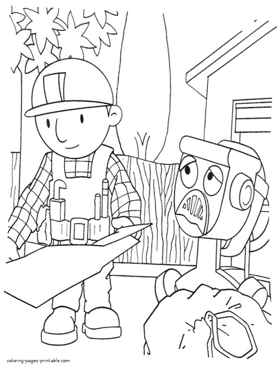 Bob the Builder colouring page 5
