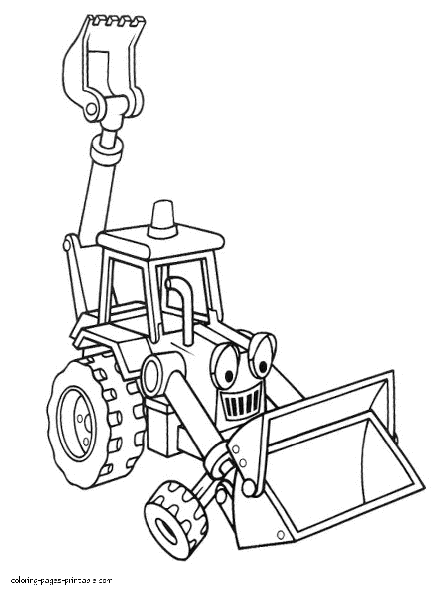 Colouring pages Bob the Builder 2