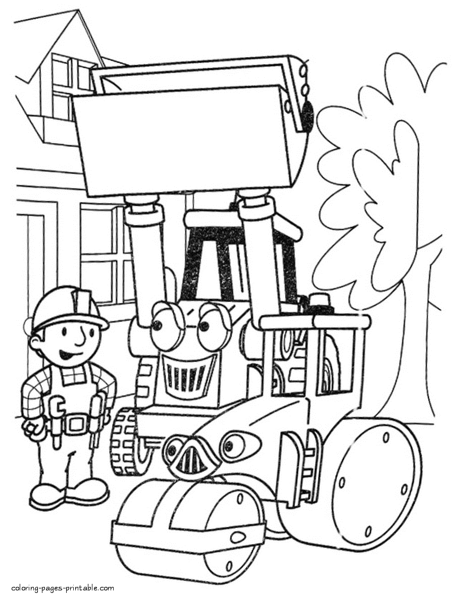 Colouring pages Bob the Builder 5