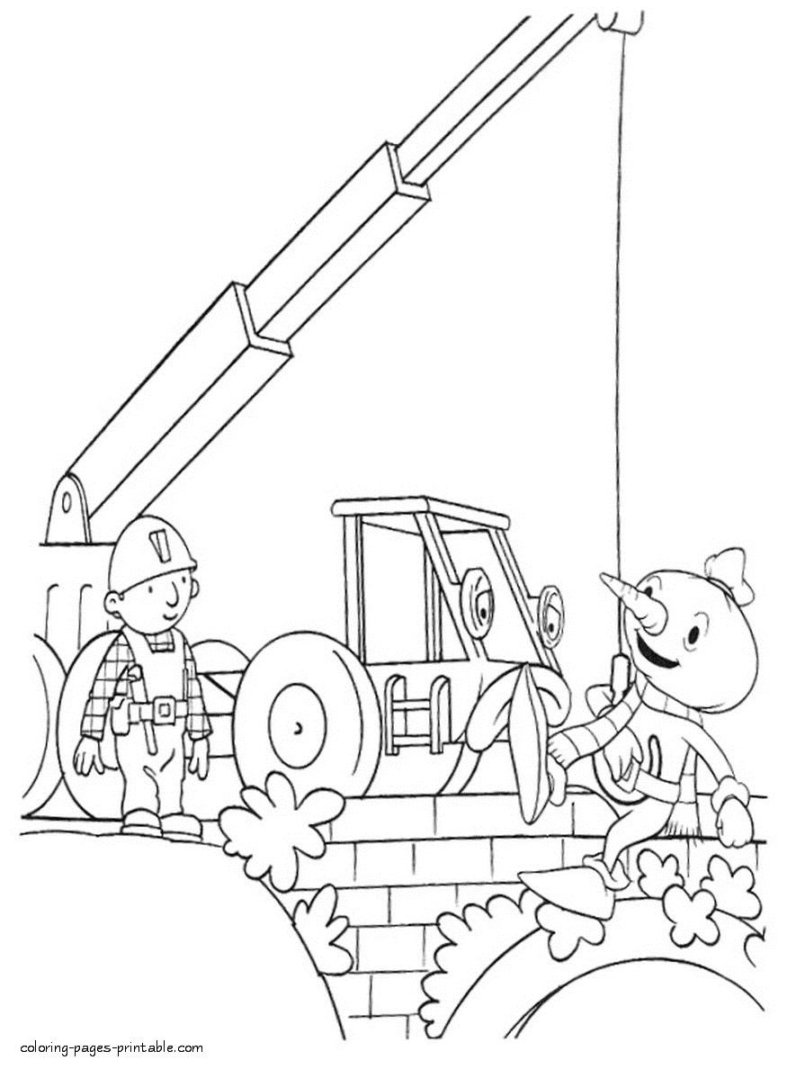 Bob the Builder coloring pages 11