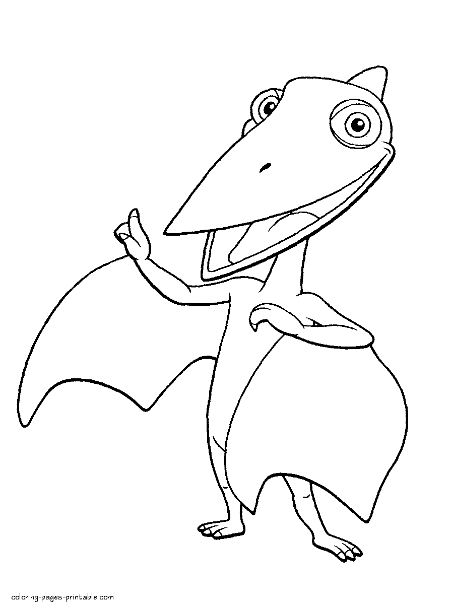 Color this dinosaur for free