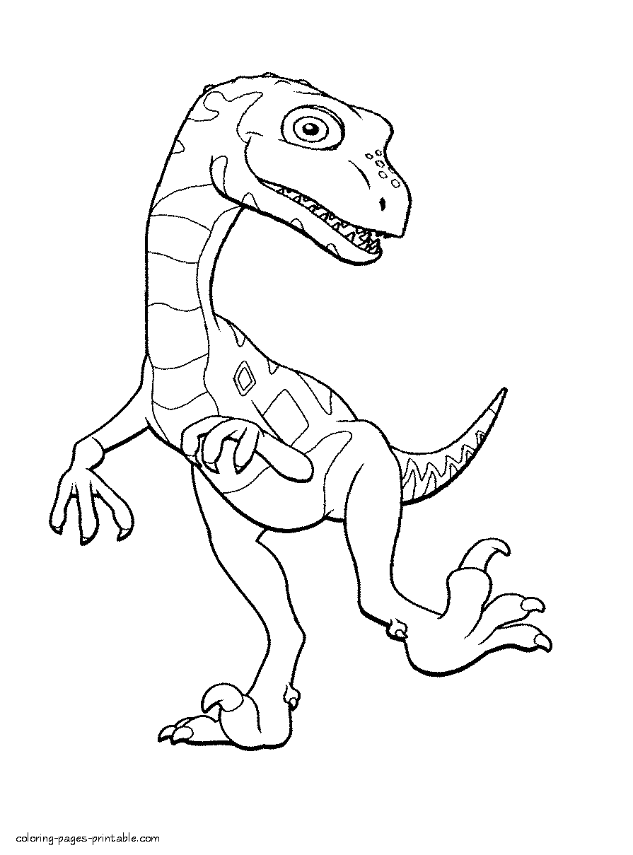 Free Dinosaur Train coloring pages to print