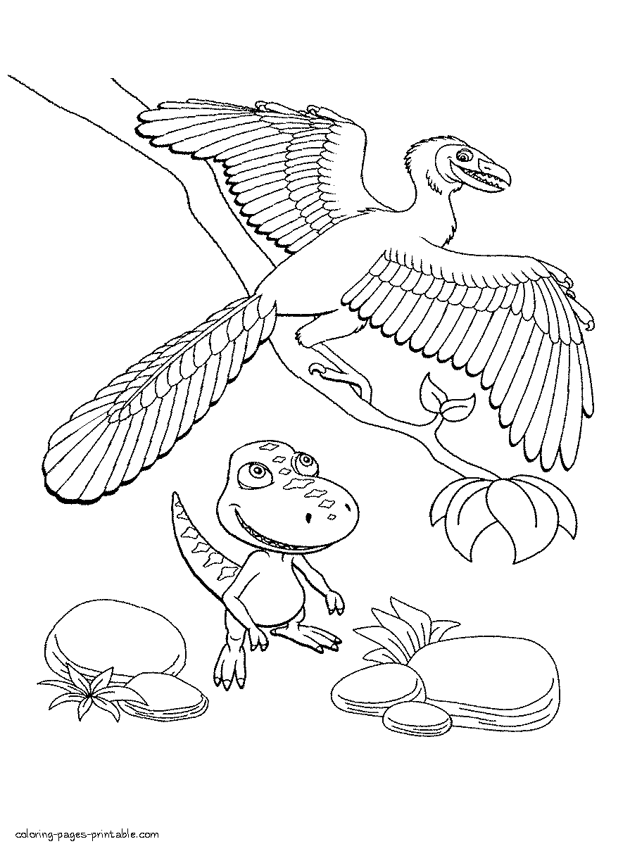 Dinosaur Train coloring books for kids