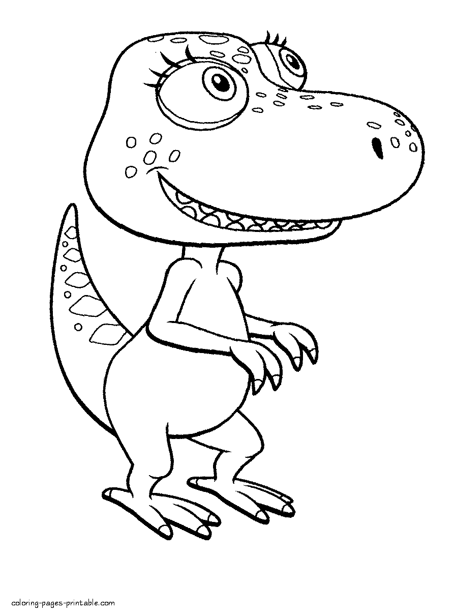 Download Dinosaur Train coloring page for free