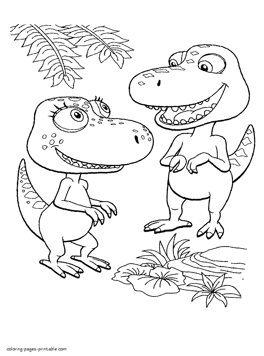 Dinosaur Train coloring book