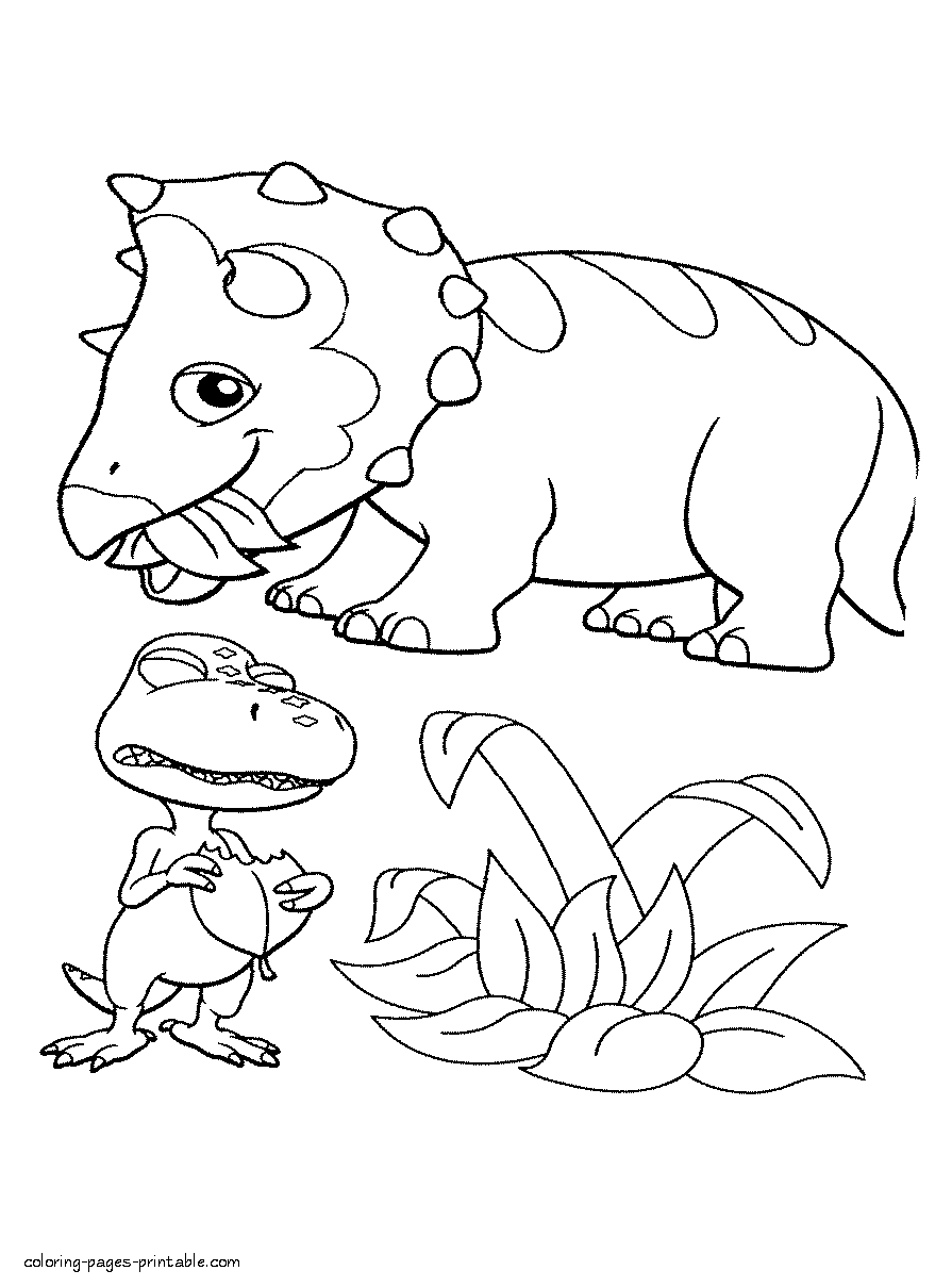 Dinosaur Train colouring pages printable for kids