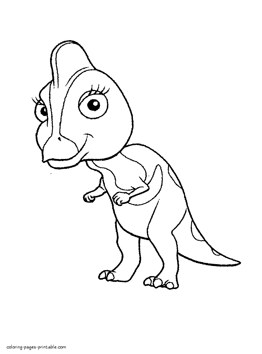 Free Dinosaur Train coloring pages for boys