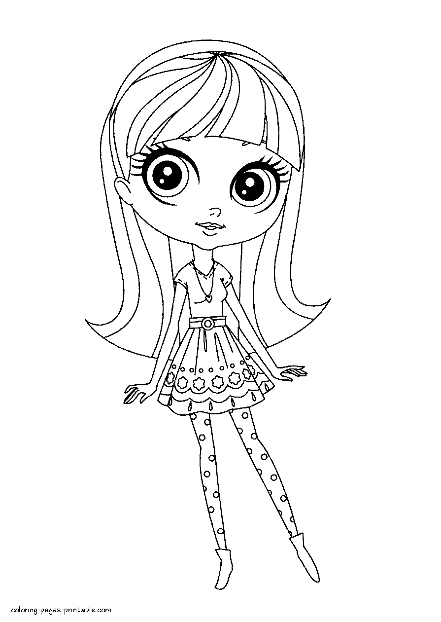 Blythe Baxter coloring pages for free