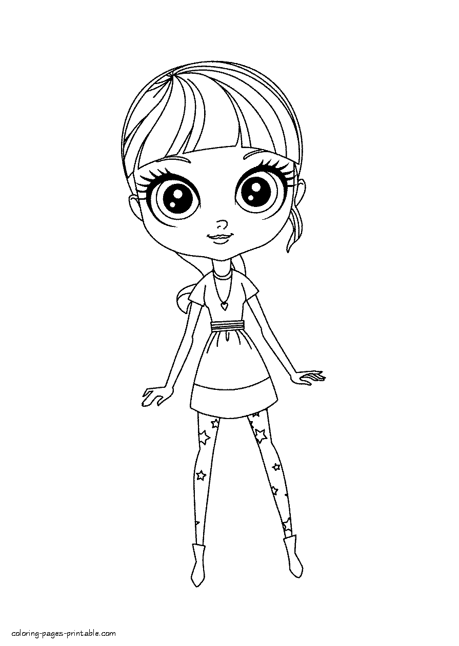 Free download LPS coloring pages