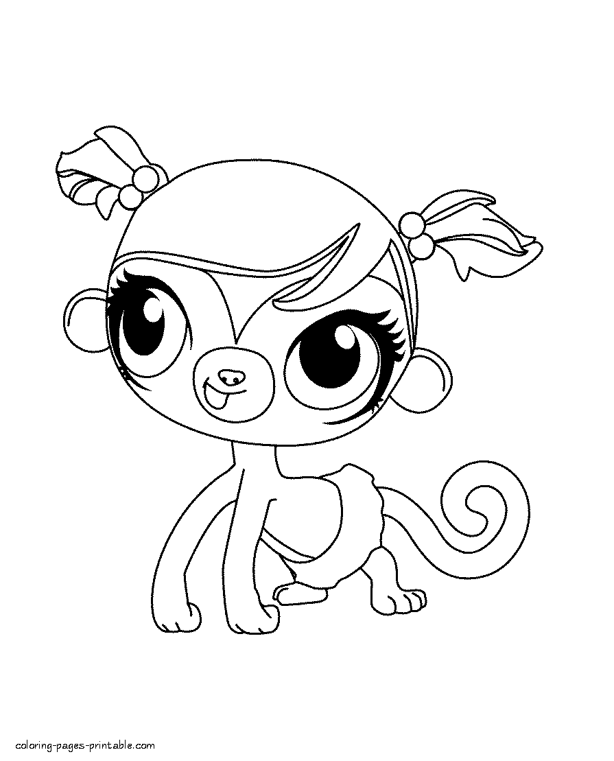 Pet coloring pages for free downloading