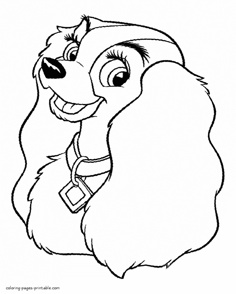 Lady and the Tramp coloring pages 10