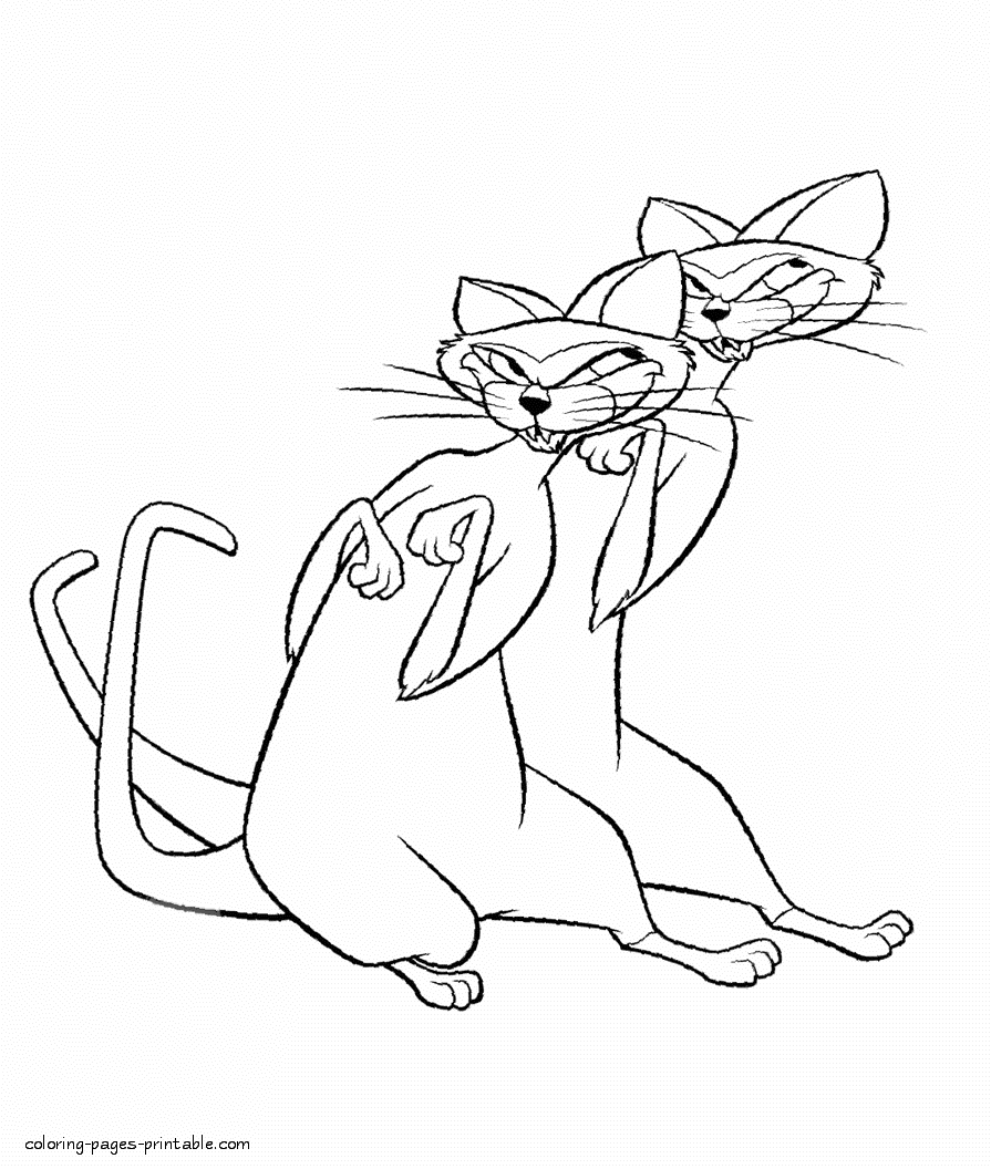 Lady and the Tramp coloring pages 15