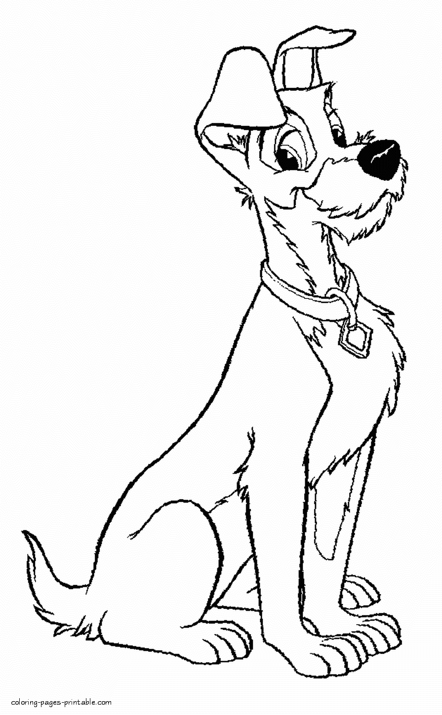 Lady and the Tramp coloring pages 61