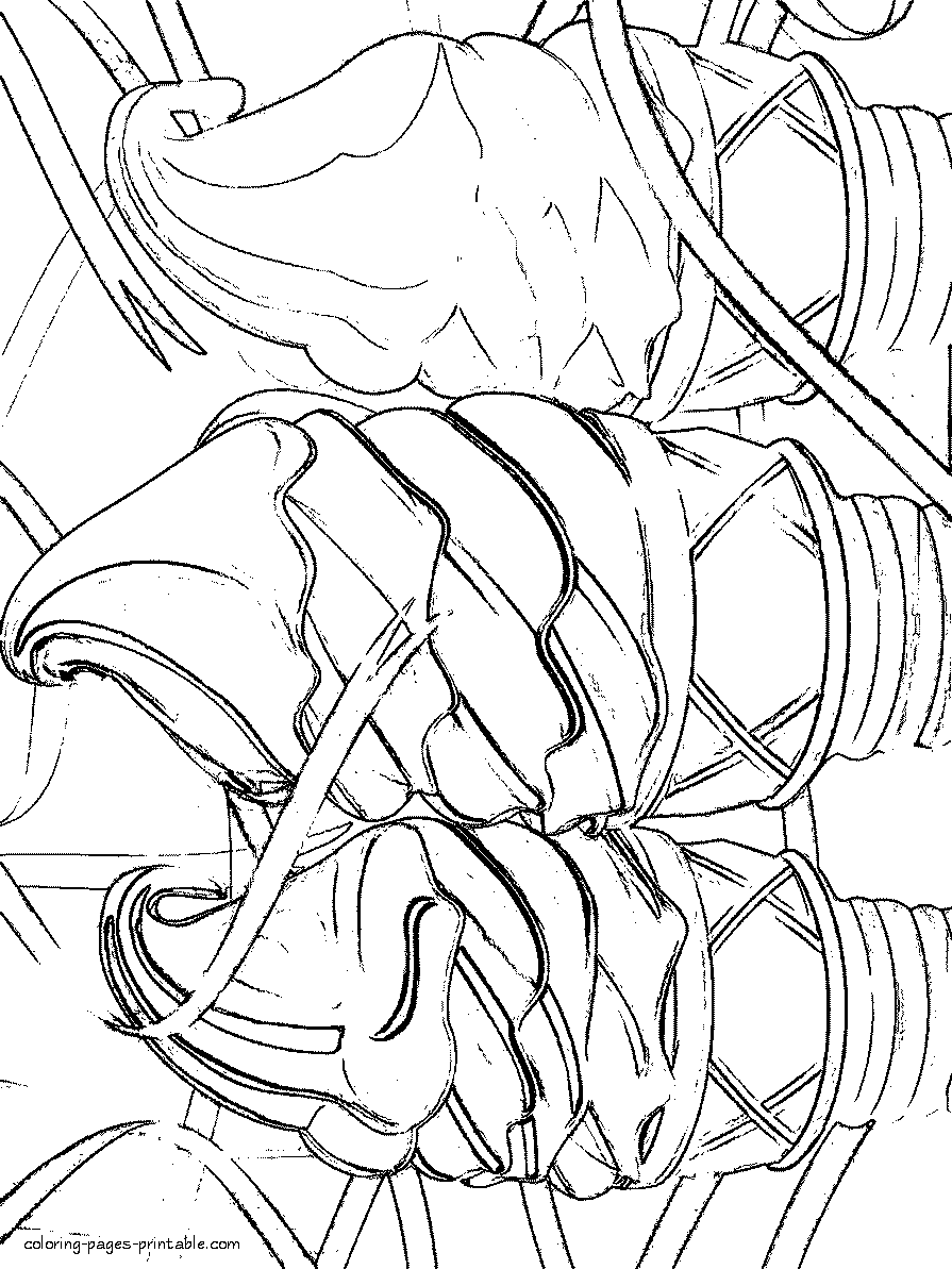 Printable coloring pages ice cream