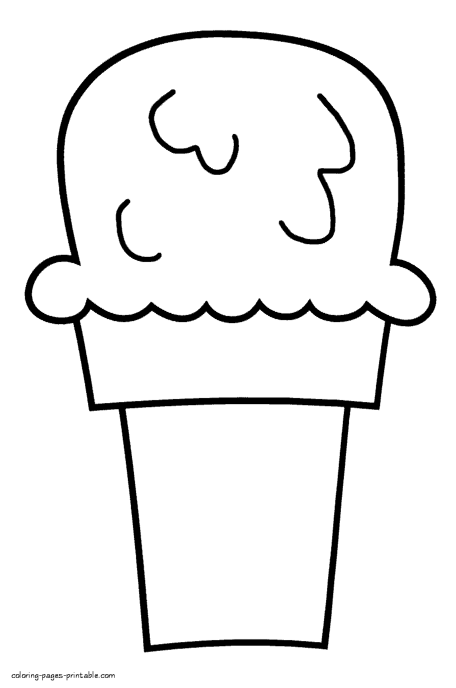 Ice cream coloring pages free printable and downloadable
