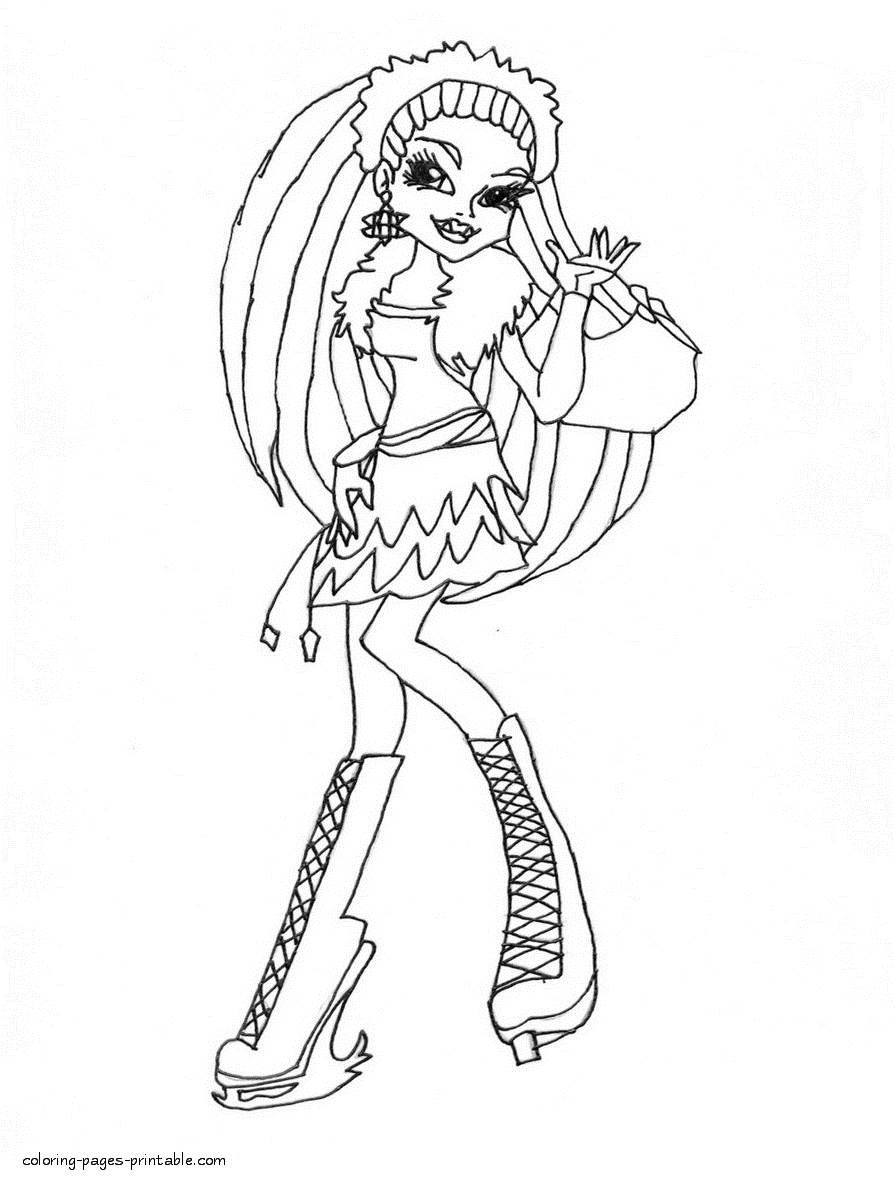 Abbey coloring page to print for free