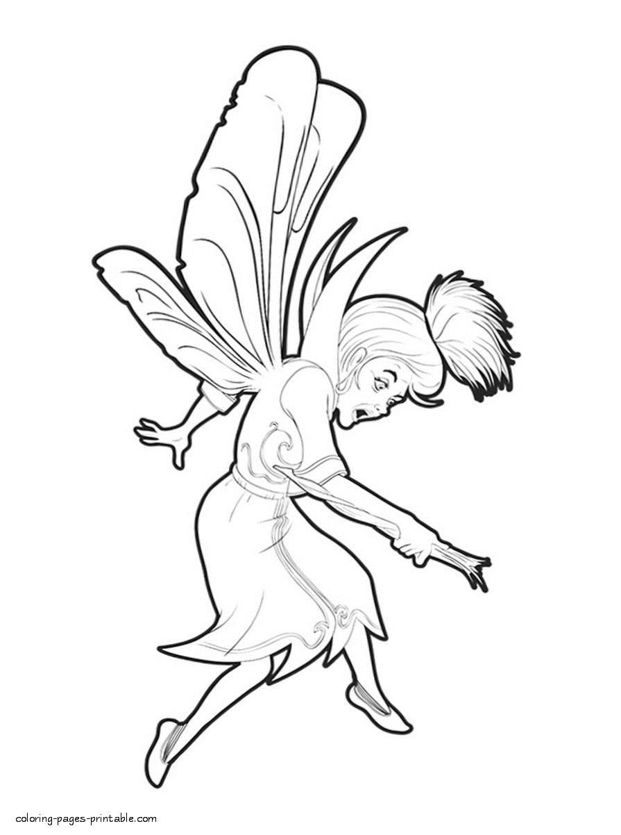 Coloring pages for girls. Barbie Mariposa and The Fairy Princess