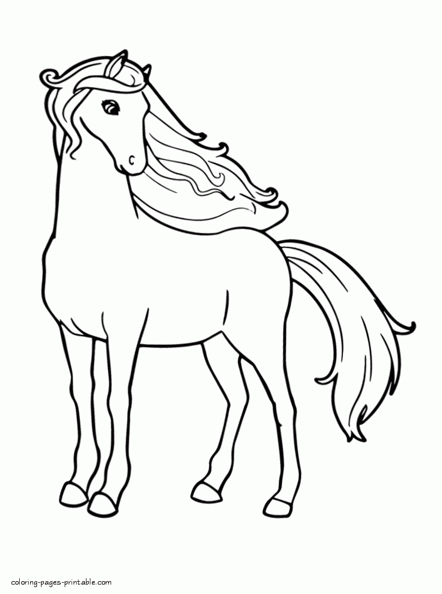 barbie pony tale coloring pages 5