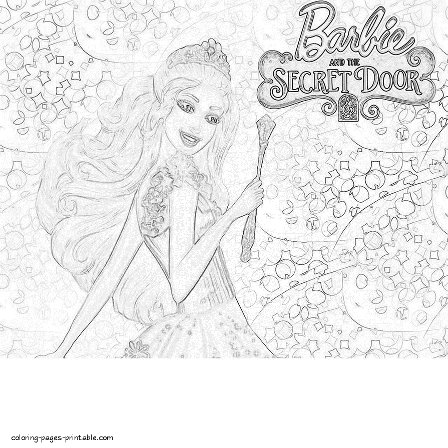 Coloring pages Barbie